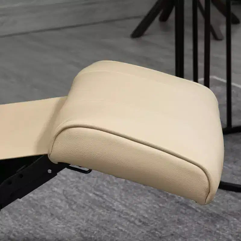 Faux Leather Swivel Recliner with Footrest, 145° Recline and 360° Swivel, for Living Room