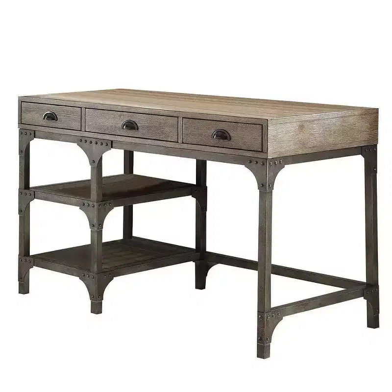 Upholstered Storage Ottoman Bench with Tufted Lid, Bedroom Bench with Wooden Legs