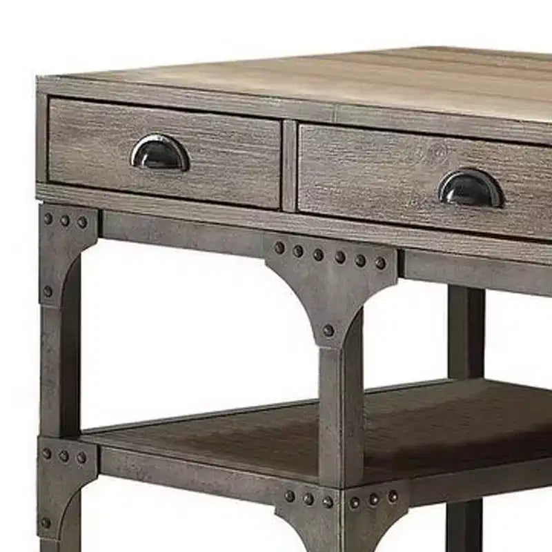 Upholstered Storage Ottoman Bench with Tufted Lid, Bedroom Bench with Wooden Legs