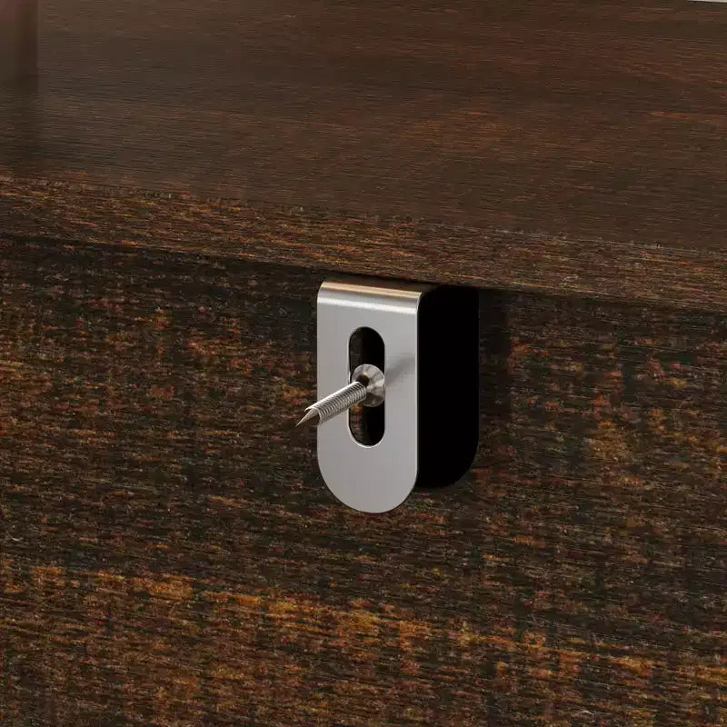 5-Drawer Dresser with Mirror and Jewelry Tray, Bedroom Storage Chest of Drawers
