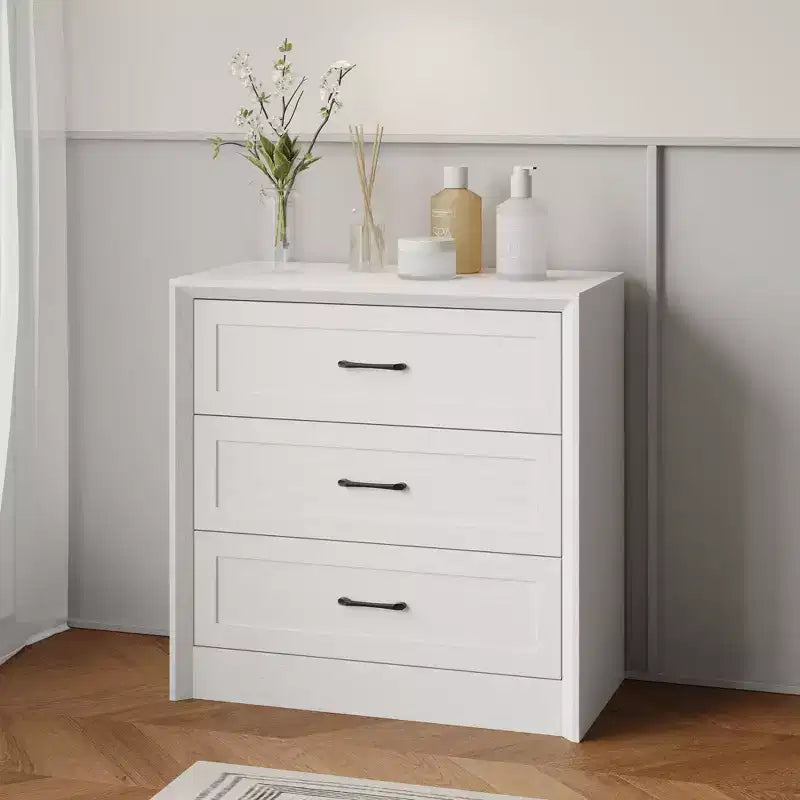 5-Drawer Dresser with Mirror and Jewelry Tray, Bedroom Storage Chest of Drawers
