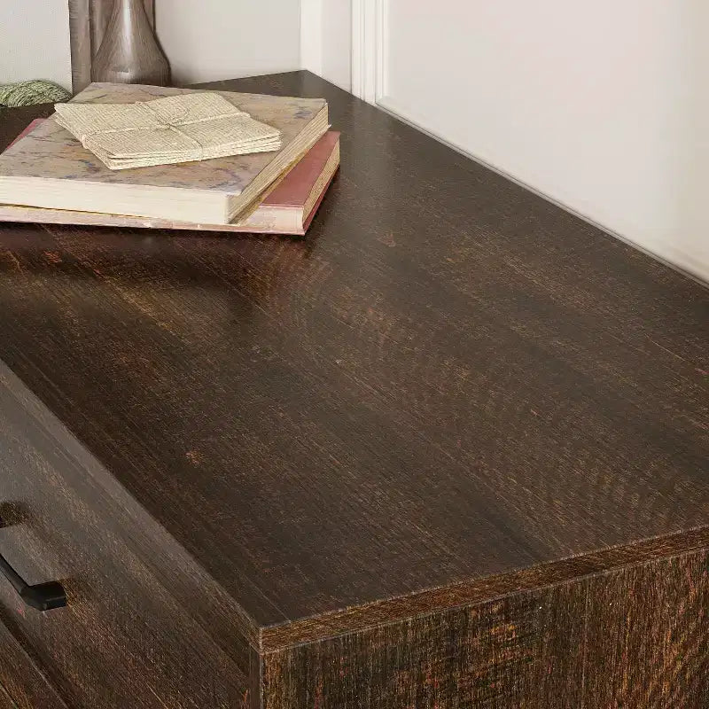 5-Drawer Dresser with Mirror and Jewelry Tray, Bedroom Storage Chest of Drawers