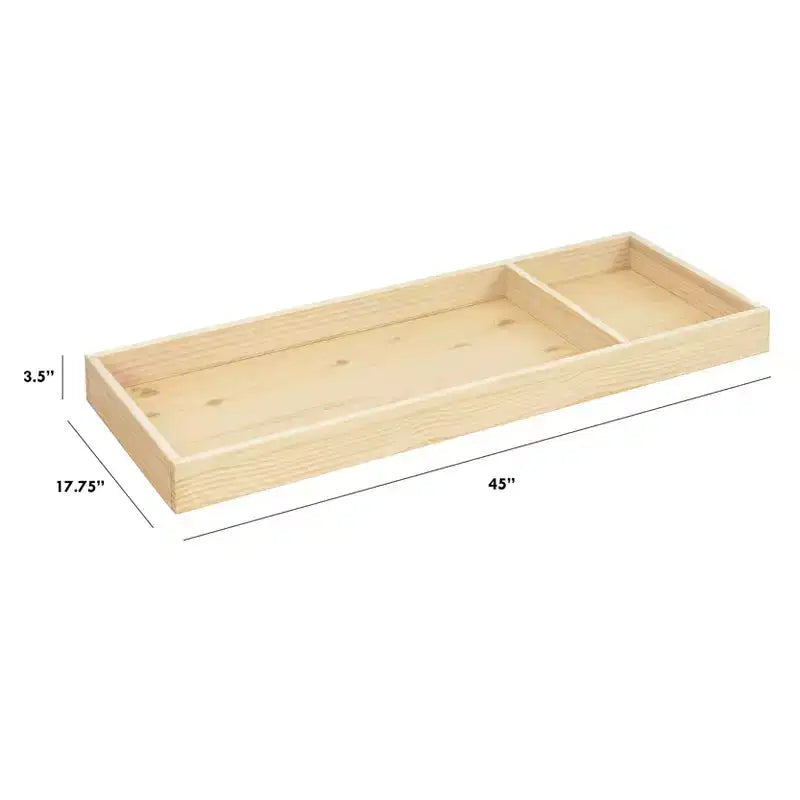 Universele brede afneembare commode verschoningslade, dennenhout, 50 lbs capaciteit