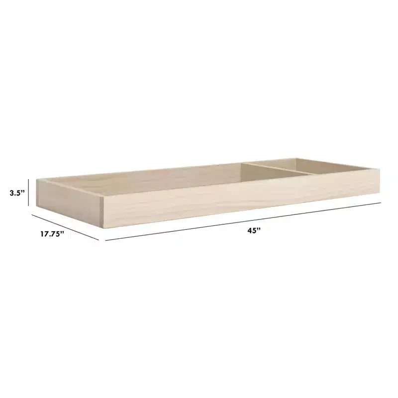 Universele brede afneembare commode verschoningslade, dennenhout, 50 lbs capaciteit