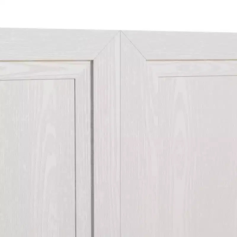 3-Door Sideboard Buffet Storage Cabinet with Adjustable Shelves, Modular Wooden Design