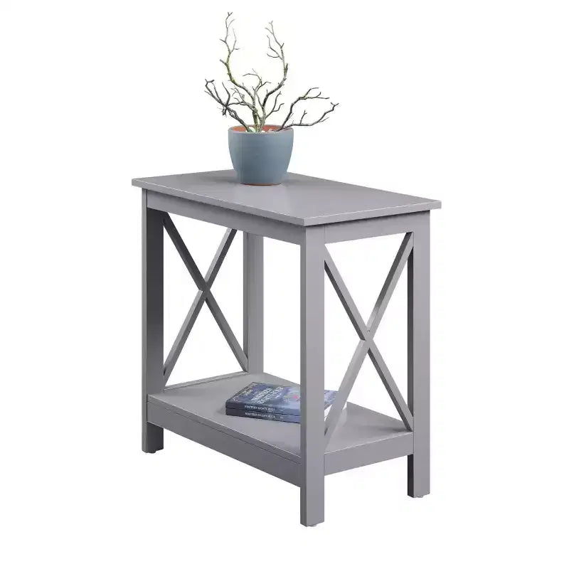 L-Shaped Corner Desk with Storage Shelves and Monitor Stand, Home Office Computer Desk