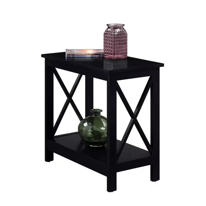 L-Shaped Corner Desk with Storage Shelves and Monitor Stand, Home Office Computer Desk